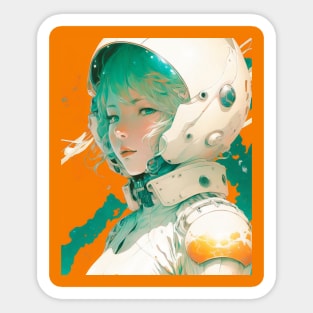 Astronaut girl Sticker